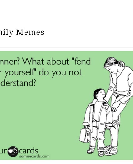 Fend for yourself night!
