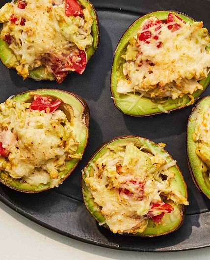Chicken-Stuffed Baked Avocados