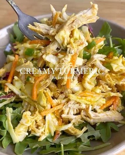 TURMERIC chicken salad
