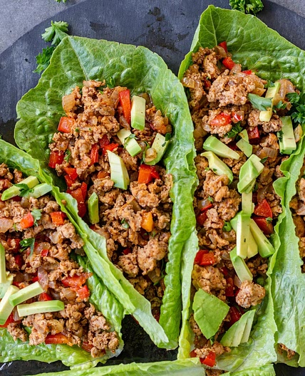 Asian Turkey Lettuce Wraps