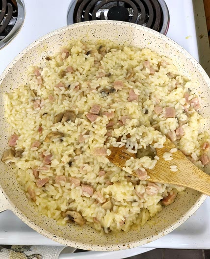 Mushroom & Bacon Risotto