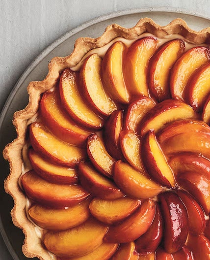 Glazed French Peach Tart