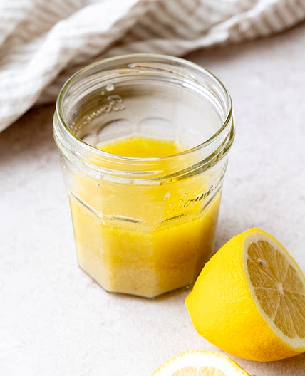 Quick Lemon Dijon Mustard Dressing with Honey