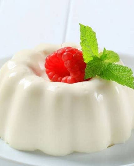 Gelatina de yogurt