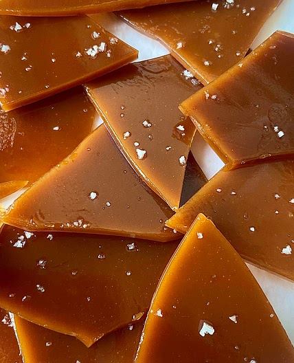 Crunchy Salted Toffee 