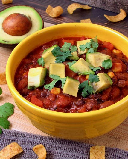 Instant Pot Veggie Chili (Vegan)