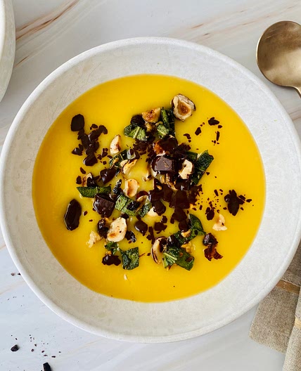 Choco-Coco Pumpkin Cream Soup