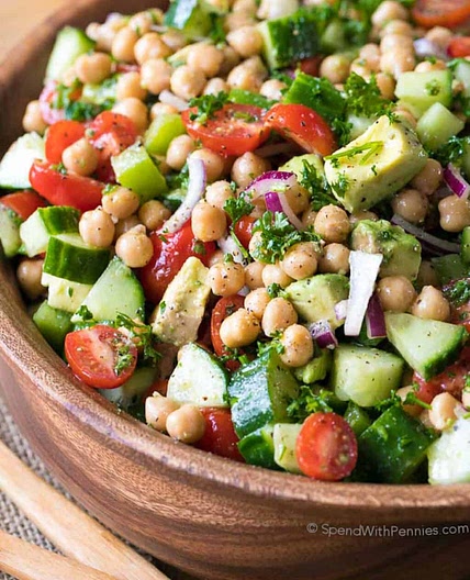 Chickpea & Veggie Salad