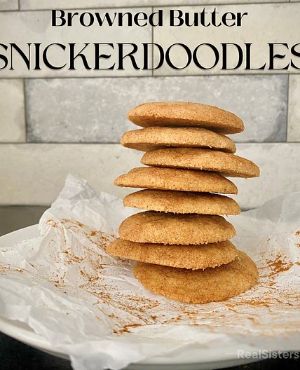Browned Butter Snickerdoodles