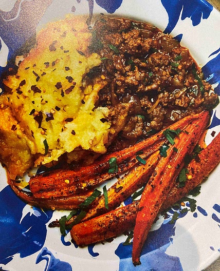 Moroccan style Lamb Cottage Pie