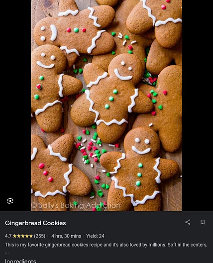 Chewy Ginger bread cookies only 7 ingeredinets