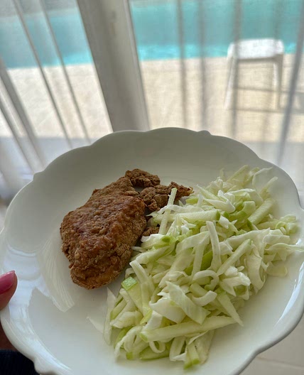 Air Fryer Pretzel Chicken Schnitzel