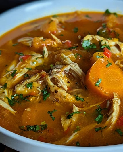 Chicken Stew with Butternut Squash and Carrots