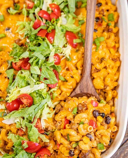 Taco Pasta Casserole