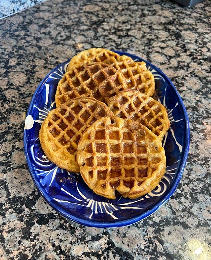 PROTEIN PUMPKIN SPICE WAFFLES