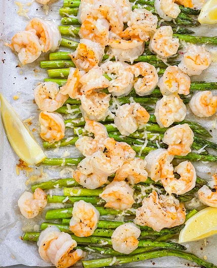 Sheet Pan Lemon Shrimp