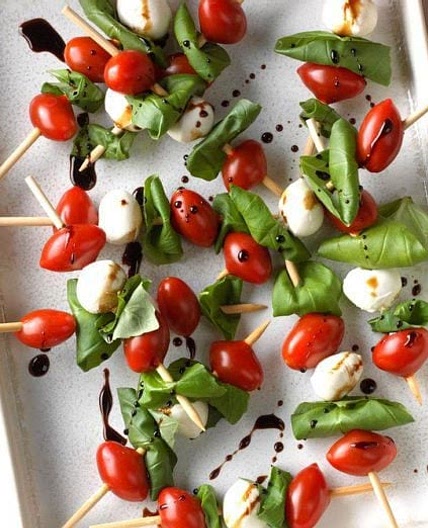Caprese Salad Kababs