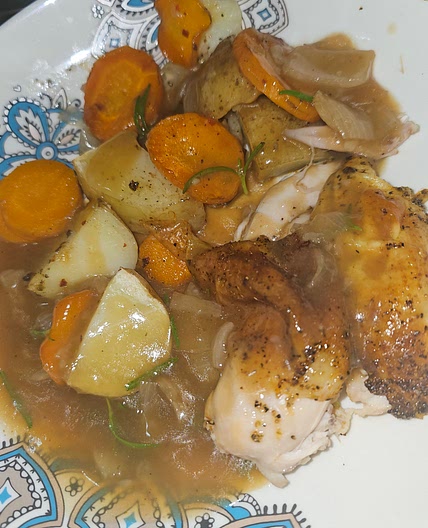 Homemade chicken gravy 😋