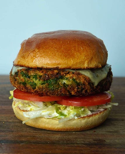 McDonald‘s spinach burger