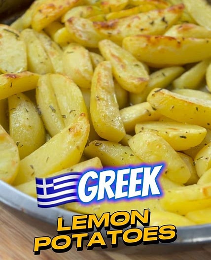 Λεμονάτες πατάτες - Greek Lemon Potatoes