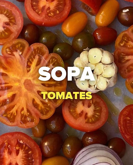 Crema DE TOMATES con alubias 🍅🥣🫘