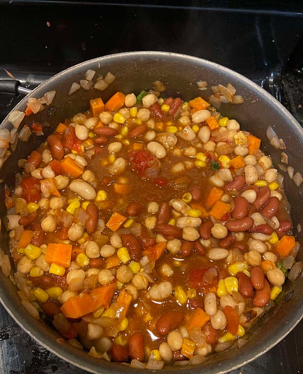 Easy 3 bean chili