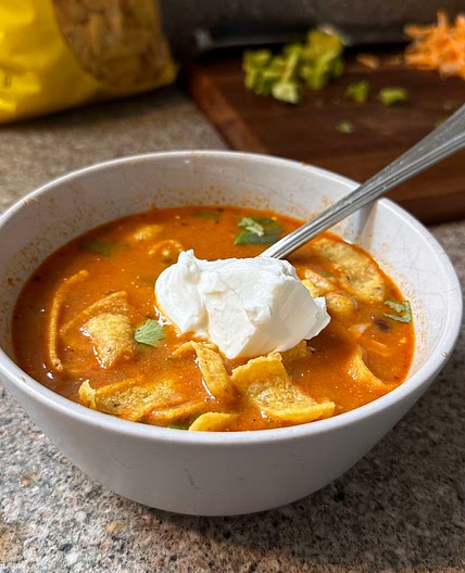 Chicken taco soup