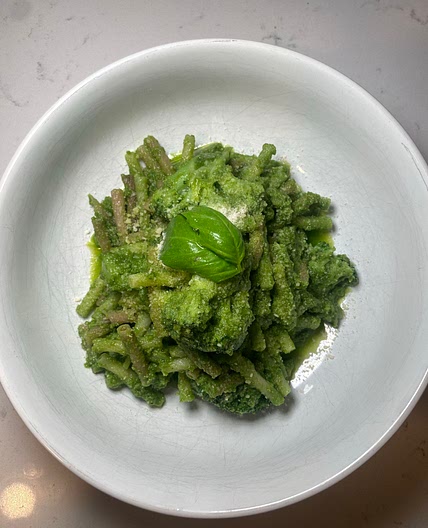 Creamy Pesto-Broccoli Pasta