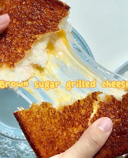 Brown sugar grilled cheese