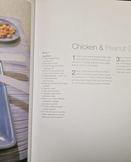 Chicken & Peanut Curry