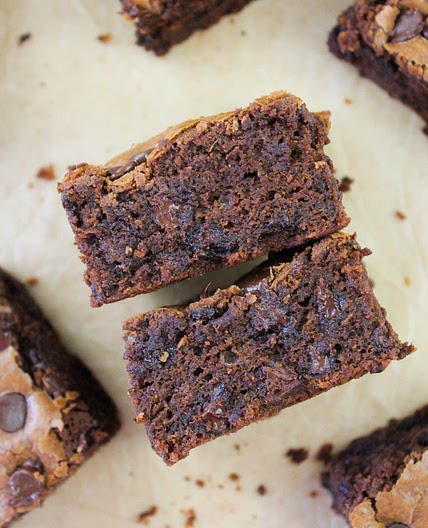 Fudgy Pumpkin Brownies