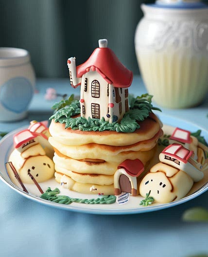 Japanese-Style Cottage Cheese Pancakes