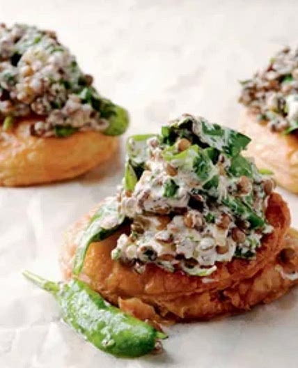 Puy lentil galettes 