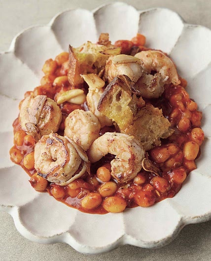 EPIC PRAWNS & BEANS