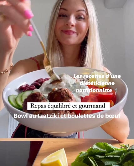 Tzatziki boulette bowl