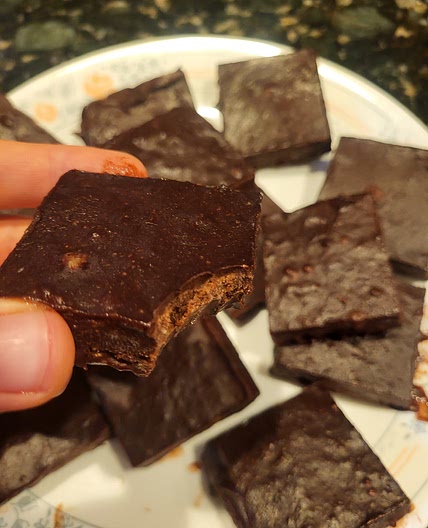 Protein No-Bake Brownies