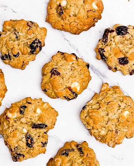 Cranberry White Chocolate Cookies -