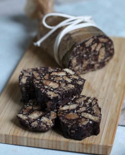 Salame al cioccolato veg