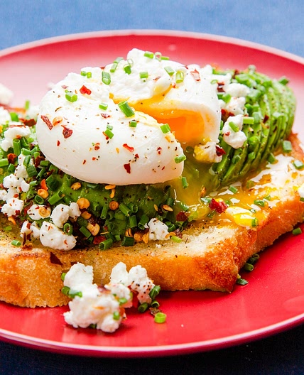 Avocado Toast With Poached Eggs