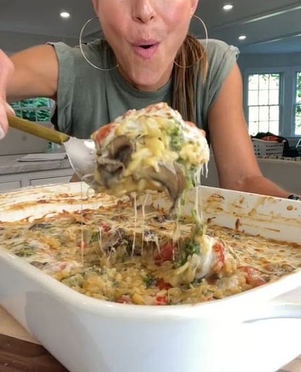 One Pan Baked Orzo