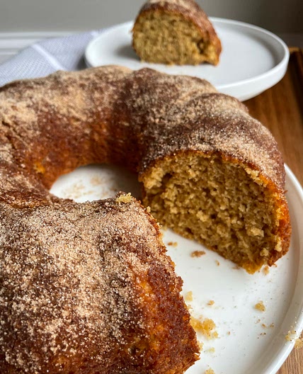 Apple cider Bundt cake