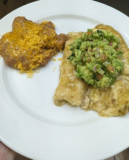 Green Chicken Enchiladas