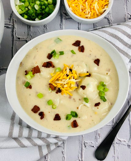 Gluten-Free Loaded Baked Potato Soup