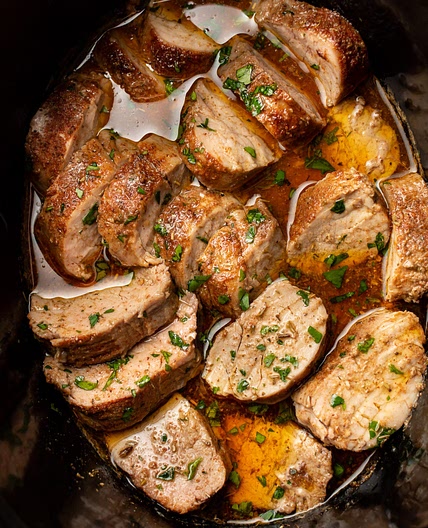 Crockpot Pork Tenderloin