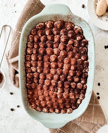 The Easiest Eggless Tiramisu