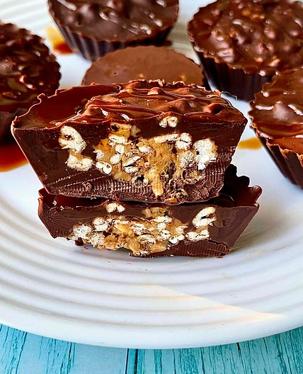 3 Ingredient Chocolate Crunchy Treats 