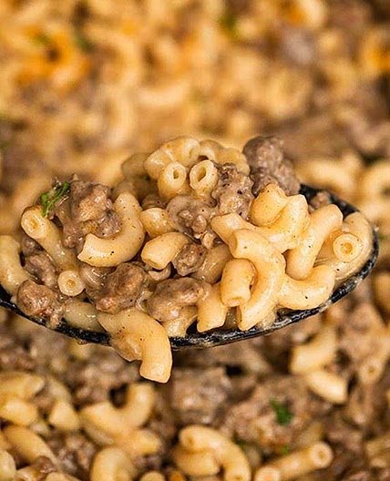 Homemade hamburger helper