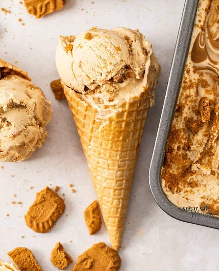D'licious (Dairy-Free) Lotus Ice Cream
