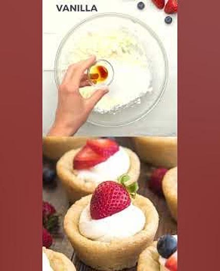 Cheesecake Sugar Cookie Cups