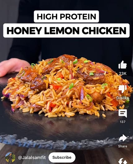 Honey Lemon Chicken & Rice 